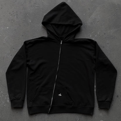 IK Asymmetrical Zip-Up Hoodie