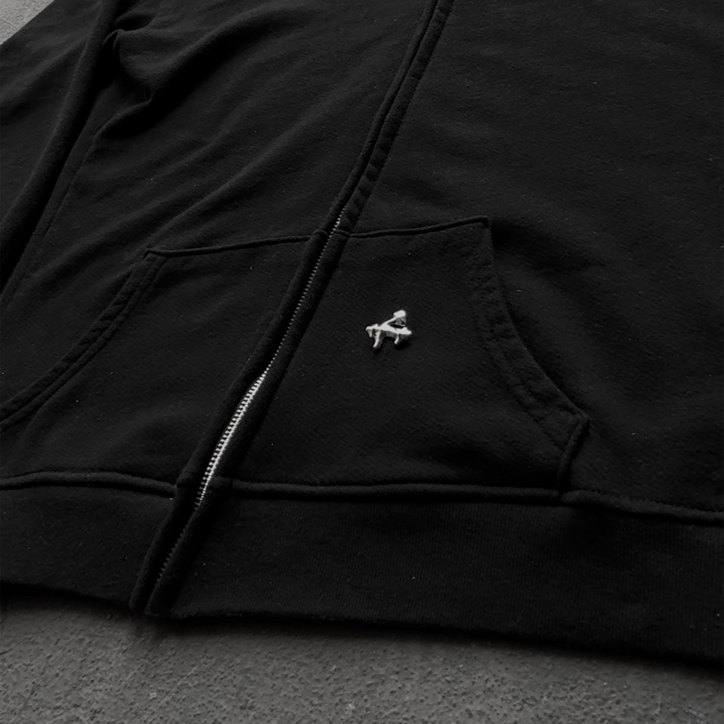 IK Asymmetrical Zip-Up Hoodie